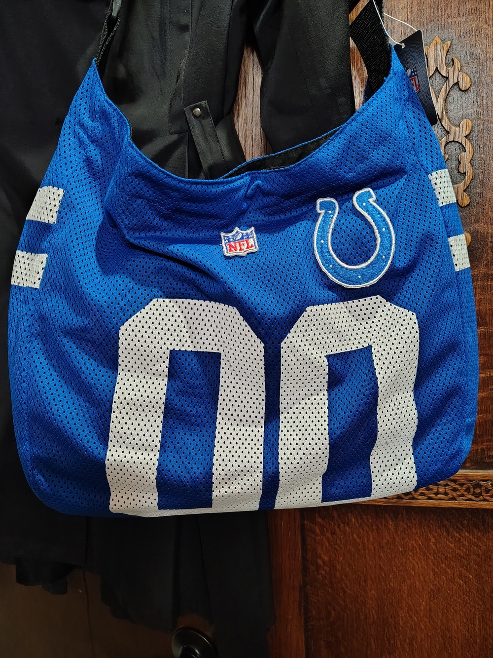 NWT Indianapolis Colts Jersey Hobo Bag Pro-FAN-ity by Littlearth NFL Crossbody